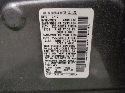 Used 2017 Nissan Rogue SL w/ SL Premium Package FWD image 33