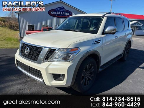 Used 2018 Nissan Armada Platinum w/ Captain Seat Package image 1