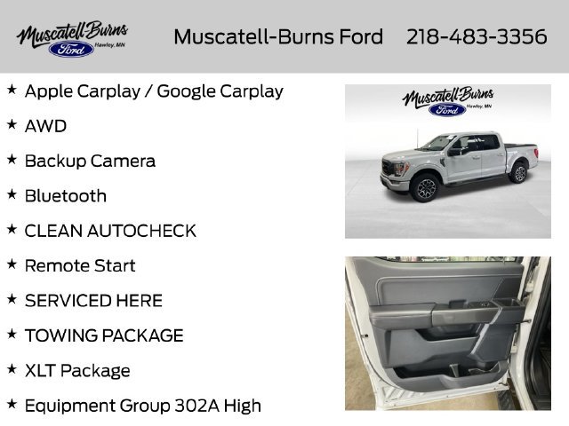Used 2023 Ford F150 XLT w/ Equipment Group 302A High AWD/4WD image 7