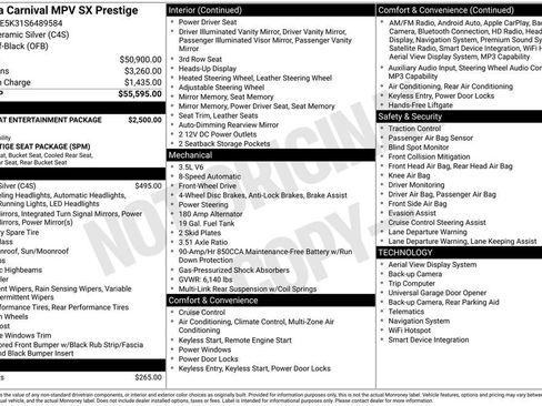 Certified 2025 Kia Carnival SX Prestige FWD image 8