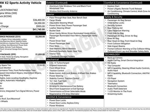 Used 2019 BMW X2 sDrive28i FWD image 2