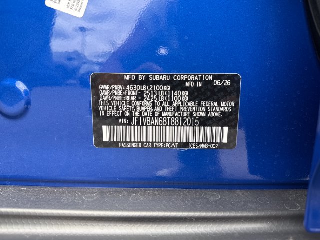 New 2026 Subaru WRX Limited AWD/4WD image 19