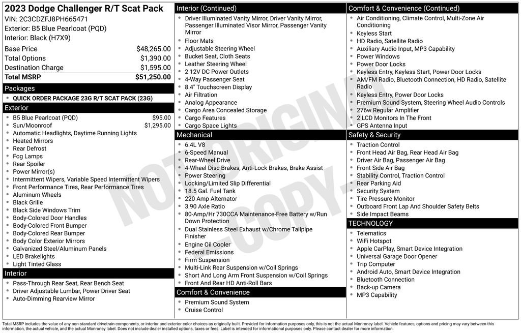 Used 2023 Dodge Challenger R/T Scat Pack RWD image 15