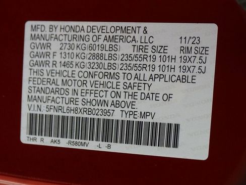 Used 2024 Honda Odyssey Touring image 23