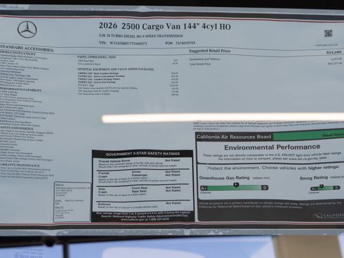 New 2026 Mercedes-Benz Sprinter 144 Cargo image 35