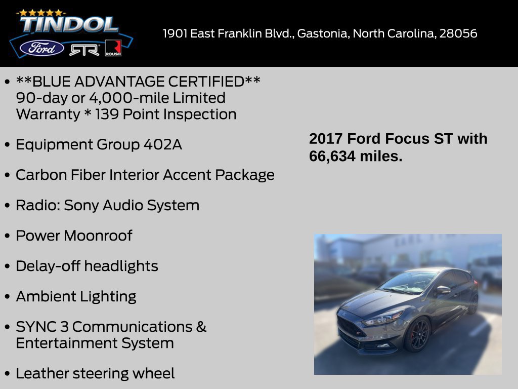 Used 2017 Ford Focus ST w/ Equipment Group 402A FWD image 15