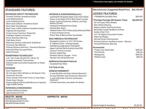 Used 2023 Genesis G80 3.5T Sport image 3