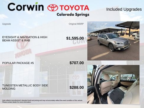 Used 2017 Subaru Outback 3.6R Limited image 8