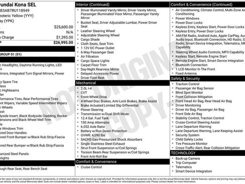 Used 2024 Hyundai Kona SEL image 8