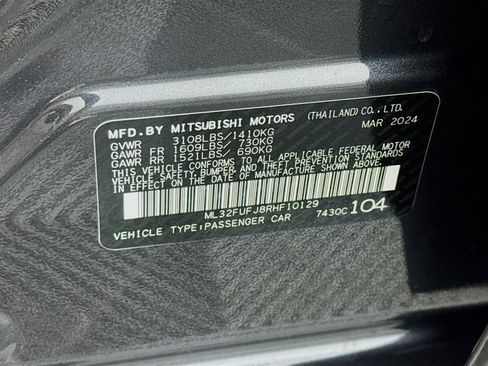 Used 2024 Mitsubishi Mirage G4 ES FWD image 38