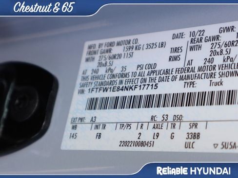 Used 2022 Ford F150 XLT w/ Equipment Group 302A High AWD/4WD image 42