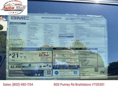 New 2026 GMC Acadia Elevation w/ Black Edition AWD/4WD image 30