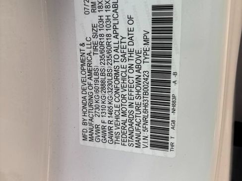 Used 2026 Honda Odyssey EX-L image 22