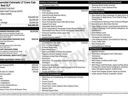 New 2026 Chevrolet Colorado LT w/ LT Convenience Package RWD image 21