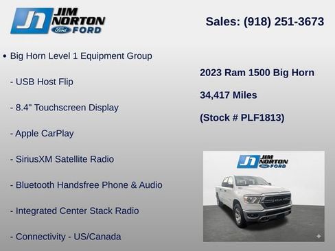 Used 2023 RAM 1500 Big Horn AWD/4WD image 16