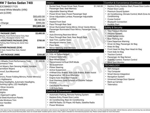 Used 2019 BMW 740i w/ M Sport Package image 41