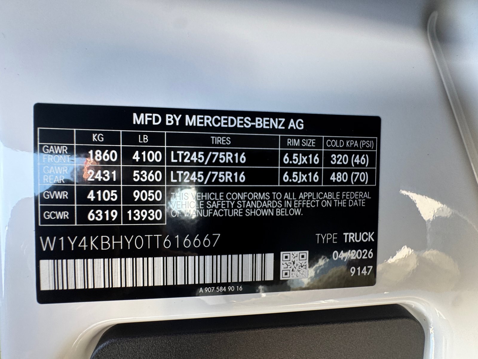 New 2026 Mercedes-Benz Sprinter 2500 image 31
