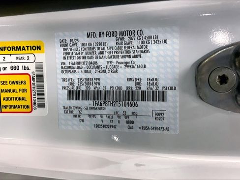 New 2026 Ford Mustang Coupe image 21