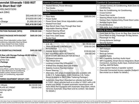 Used 2021 Chevrolet Silverado 1500 RST w/ Bed Protection Package AWD/4WD image 8