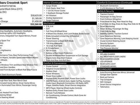 New 2026 Subaru Crosstrek 2.5i Sport AWD/4WD image 5