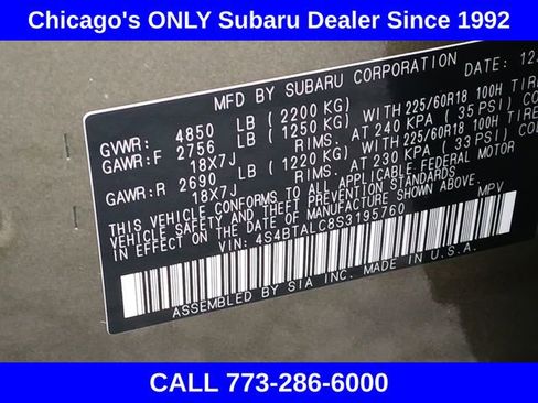 Certified 2025 Subaru Outback Onyx Edition image 19
