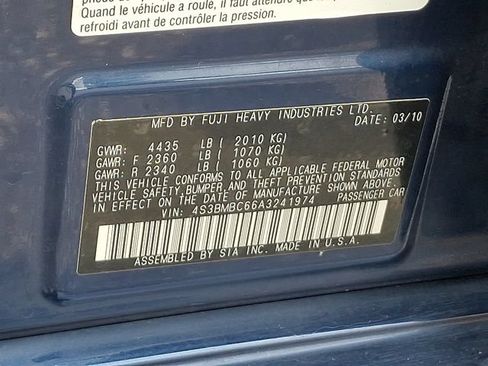 Used 2010 Subaru Legacy 2.5i Premium AWD/4WD image 29