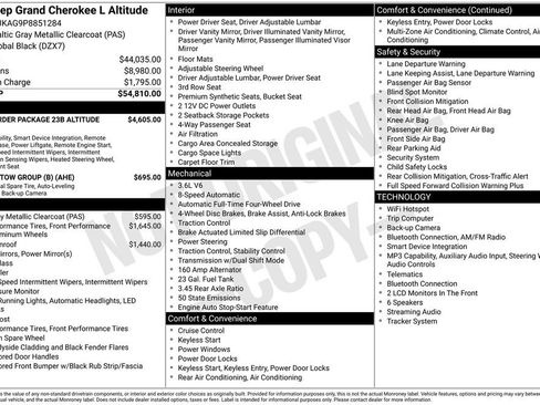 Used 2023 Jeep Grand Cherokee L Laredo AWD/4WD image 10