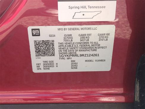 Certified 2024 Cadillac Lyriq Luxury w/ LPO, Floor Liner Package image 35