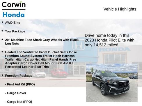 Used 2023 Honda Pilot Elite image 6