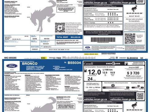 Used 2025 Ford Bronco Outer Banks AWD/4WD image 2