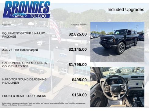 Used 2025 Ford Bronco Outer Banks AWD/4WD image 6