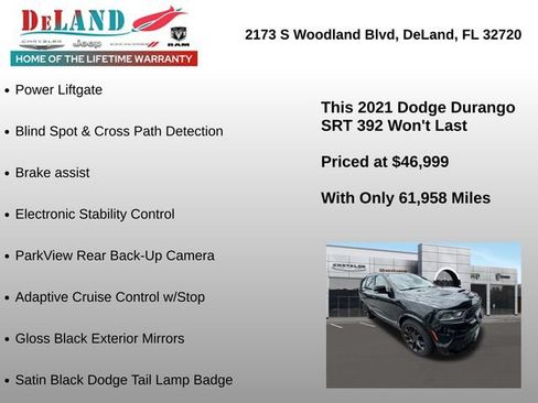 Used 2021 Dodge Durango SRT w/ Technology Group AWD/4WD image 5