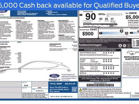 New 2025 Ford Mustang Mach-E GT image 5