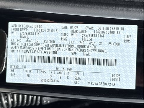 New 2026 Ford F150 XLT w/ Equipment Group 302A MID AWD/4WD image 30