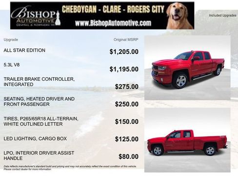 Used 2017 Chevrolet Silverado 1500 LT w/ All Star Edition AWD/4WD image 3