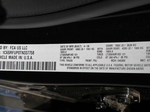 New 2026 RAM 1500 RHO AWD/4WD image 47