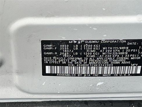 Used 2019 Subaru Outback 3.6R Touring w/ Popular Package #3A image 34