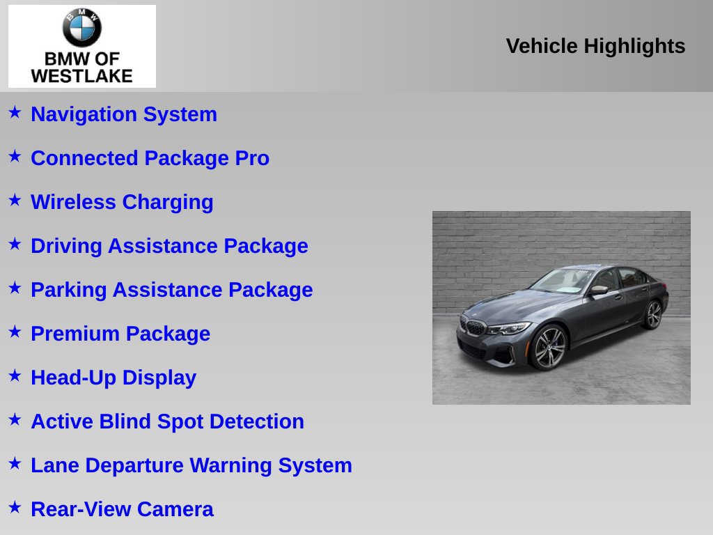 Used 2021 BMW M340i xDrive w/ Premium Package AWD/4WD image 6