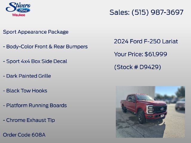Used 2024 Ford F250 Lariat w/ Lariat Ultimate Package AWD/4WD image 8