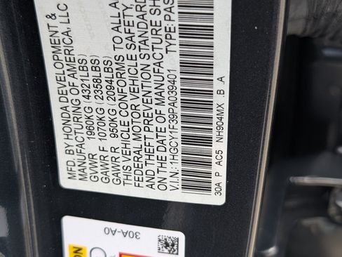 Used 2023 Honda Accord EX image 22