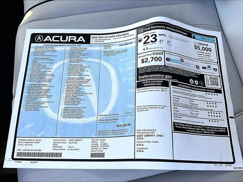 New 2026 Acura RDX SH-AWD w/ Advance Package image 42