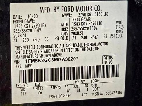 Used 2021 Ford Explorer ST w/ Equipment Group 401A AWD/4WD image 25