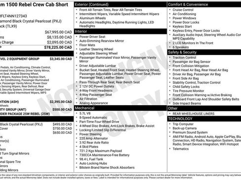 Used 2022 RAM 1500 Rebel w/ Rebel Level 2 Equipment Group image 10