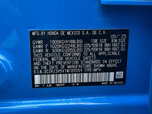 Certified 2026 Honda HR-V Sport image 35