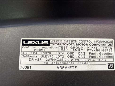 Used 2023 Lexus LX 600 4WD w/ Accessory Package (Z1) image 45