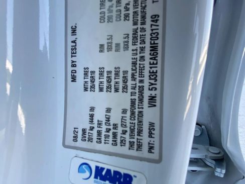 Used 2021 Tesla Model 3 Standard Range Plus RWD image 30