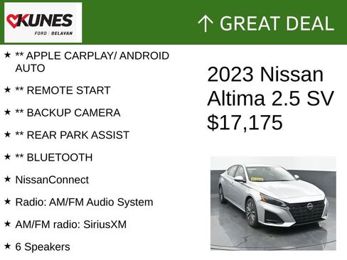 Used 2023 Nissan Altima 2.5 SV image 2