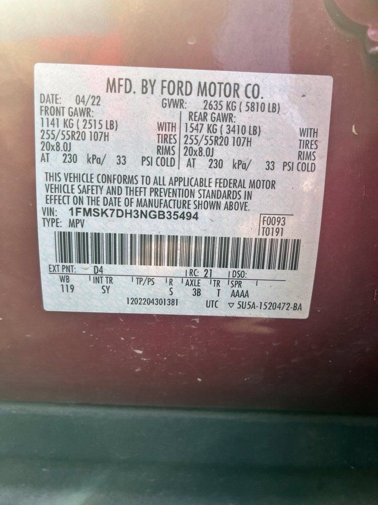 Used 2022 Ford Explorer XLT w/ Equipment Group 202A RWD image 14