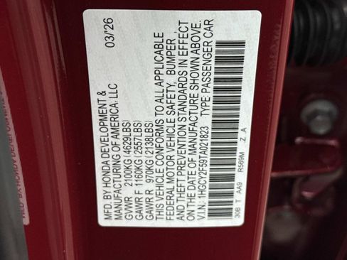 New 2026 Honda Accord Sport image 25