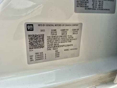 Used 2023 Chevrolet Silverado 1500 LTZ w/ Technology Package image 38